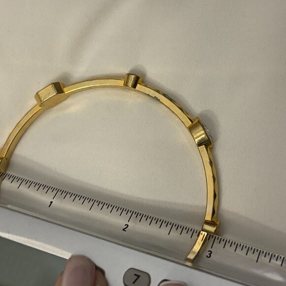 Graziano Gold Tone Stackable Bangles - Picture 3 of 13